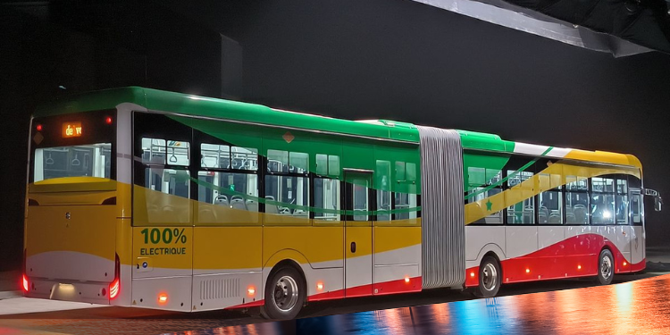 Bus électrique BRT - Transport public moderne